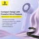 Портативный ручной вентилятор Baseus GoTrip DT1 Mini Turbine Handheld Fan Nebula 1200mAh голубой (C0119000) - изображение 3