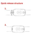 Ремешок Metall-Silicone с металлическим креплением для Xiaomi Mi Band 8/8 NFC, Mi Band 9, Mi Band 10 Original Design Ivory White - изображение 5