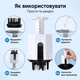Аплікатор для інфузії шкіри голови з мірною шкалою для точного нанесення засобів (Білий) - изображение 2