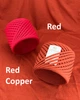 Трикотажная пряжа Мармелад 65 м 9-11 мм Red Copper Красная медь - изображение 3