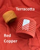 Трикотажная пряжа Мармелад 65 м 9-11 мм Red Copper Красная медь - изображение 4