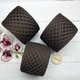 Трикотажная пряжа Мармелад 7-9 мм 100 м Chocolate Чорний шоколад - изображение 2