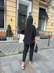 Женский костюм тройка черный 42-44 б1403.25 - изображение 6