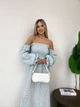 Жіноча сукня муслінова максі блакитна 42-48 р5041.м462-1 - зображення 4
