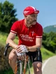 Винтажная велосипедная кепка Wilier красная - изображение 3