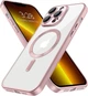 Чехол Fiji Chrome для Apple iPhone 12 Pro с MagSafe и защитой камер матовый Rose Powder - зображення 1