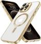 Чехол Fiji Chrome для Apple iPhone 12 Pro с MagSafe и защитой камер матовый Light Gold - зображення 1