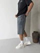 Чоловічі джинсові шорти Giesto Baggy S сірі варені - зображення 4