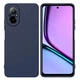Чехол Fiji Full Soft Premium для Realme C67 (RMX3890) противоударный бампер с микрофиброй Dark Blue - изображение 1