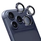 Защитное стекло на камеру Fiji Metal Lens для Apple iPhone 17 Pro Max для линз с металлической рамкой Dark Blue - изображение 1