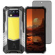 Защитное стекло Fiji Privacy для Oukitel WP100 / WP100 Titan антишпион Anti-peeping полная проклейка черный - изображение 1