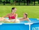 Каркасний басейн Intex 244x51 см з фільтром 2006 л/год та підстилкою Місткий басейн для дачі з тентом та міцним каркасом Басейн для дітей і дорослих літній басейн з чашею та надувним краєм басейни для саду - изображение 7