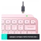 Клавіатура Logitech MX Keys Mini Illuminated, Рожевий - 352379 - зображення 3