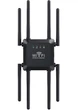 Ретранслятор підсилювач бустер сигналу Репітер WIFI Kerui U18 300Mb/s точка доступу маршрутизатор 2.4G повторювач Wi-Fi мережі Розширення покриття бездротового інтернет 220В подовжувач wi fi вайфаю Black - зображення 1