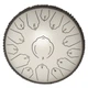 Глюкофон 15 нот 30 см tongue drum белый - изображение 4