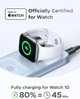 Бездротовий зарядний пристрій заряджання UGREEN MagFlow Qi2 Induction Charger для iPhone 3 в 1 25 W (W757) - зображення 9