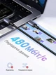 Кабель зарядний Ugreen USB Type-C to Type-C PD 240W Fast Charging з E-Marker 1 м Grey (L532) - зображення 7