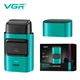Електробритва VGR V-307 GREEN шейвер, подвійне лезо, 2000mAh, 9000 RPM - изображение 6