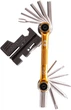 Мультитул Crankbrothers M20, 2/2.5/3/4/5/6/8мм, T10/Т25, Phillips #1/2, flat #1, инструмент для бескамерных шин ключи для спиц, выжимка цепи, черный - изображение 4