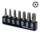 Набор бит TORX с отверстием TOPTUL 1/4" 7ед. (T10-T40) GAAV0703 - зображення 1
