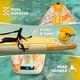 Надувна SUP дошка для плавання 350 см STARCITY жовта - изображение 2