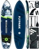 Надувна SUP дошка для плавання 335 см FLYPARK Ice Fog Gray - изображение 1