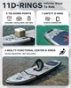 Надувна SUP дошка для плавання 335 см FLYSKI Forge Gray - изображение 5