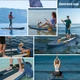 Надувна SUP дошка для плавання 335 см GENREEN синя - изображение 6