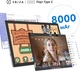 Планшет 10" AOCWEI X900 6+6/128ГБ 8 ядер Android 13 8000 mAh Черный-голубой - Уценка - изображение 3