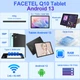 Планшет 10.1" FACETEL Q10 8+6/128Gb 8 ядер Android 13 8000 mAh Чорний (102051051) - Уцінка - зображення 2