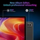 Планшет 14 '' BEYNIVAN M708 12+24/512Gb 4G 2-SIM 8 ядер Android 15 11580 mAh Чорний (102053685) - Уцінка - зображення 7