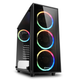 Корпус Sharkoon TG4 RGB / без БП / Midi-Tower / 4x120mm RGB / ATX / USB 3.0 / Черный (101920037) - Уценка - изображение 1