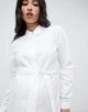 Cукня-сорочка для вагітних ASOS DESIGN with Tie Belt Білий EU46 11967599 - изображение 3