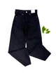 Джинси wide leg H&M 134 см чорний артикул Л1375 - зображення 1