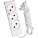 Мережевий подовжувач TECCO 5м 3 поста white (8681277841323) - зображення 1