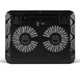 Подставка-кулер для ноутбука Master Vision N21 Black, 2 вентилятора, USB, LED-подсветка - изображение 5