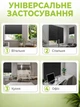 Жалюзі-плісе на вікна самоклеючі 60x180 см, Чорний (BLINDS-BLACK60X80) - зображення 2