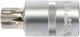 Торцева головка YATO YT-04346, SPLINE M16, квадрат 1/2", довжина 55 мм - зображення 3