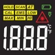 Пирометр бесконтактный YATO, -50°…+600°C, LCD-дисплей - изображение 3