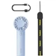 Портативный ручной вентилятор Baseus GoTrip DT1 Mini Turbine Handheld Fan Nebula 1200mAh голубой (C0119000) - изображение 5