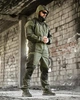 Тактический костюм Горка Олива весна-лето износостойкий с усилениями коленей и локтей L - изображение 1