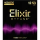Струны для акустической гитары Elixir 21052 Attune Phosphor Bronze Acoustic Light 12/53 - изображение 1