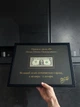 "Правило трьох Н" Картина зі справжньою банкнотою 1 USD (А3 30х40см) - изображение 2