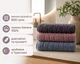Набір турецьких махрових рушників Cestepe MicroCotton Premium 3 штуки 70x140 Ucgen 2 щільність 600 г/м2 - зображення 2