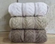 Набор турецких махровых полотенец Cestepe MicroCotton Premium 3 штуки 50x90 Multi 1 плотность 600 г/м2 - изображение 3