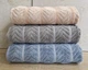 Набор турецких махровых полотенец Cestepe MicroCotton Premium 3 штуки 70x140 Multi 2 плотность 600 г/м2 - изображение 3