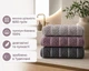 Набор турецких махровых полотенец Cestepe MicroCotton Premium 3 штуки 50x90 Multi 3 плотность 600 г/м2 - изображение 2