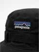 Панама Patagonia черного цвета на обхват головы 56–58 см, повседневная черная панама с шейным шнурком - изображение 3
