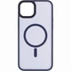 Защитный чехол 2Е Soft Touch MagSafe для iPhone 15 Plus - Dark Blue - изображение 1