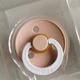 Соска Bibs Colour 0 - 6 мес ночная Blush Glow - изображение 2